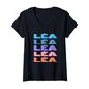 Women's Léa V-Neck T-Shirt, black, S