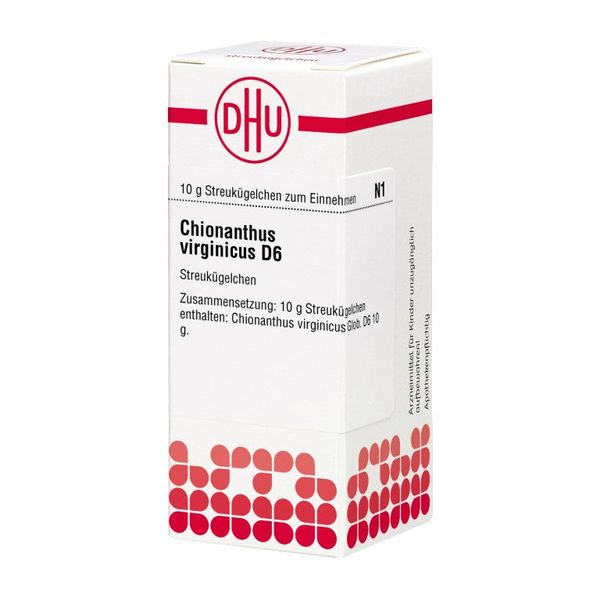 Chionanthus virginicus D6 DHU Globuli, 10 g GLO