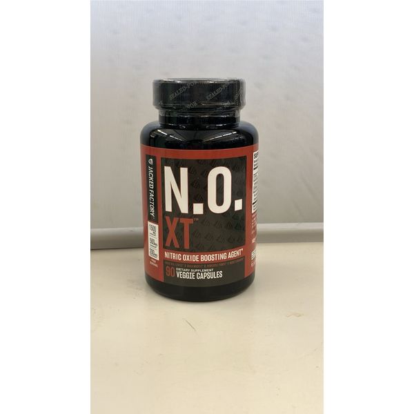 Jack Factory N.O.XT - Nitric Oxide Boosting Agent - 12/2026 Exp. 90 caps