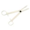 Piercing Clamps Disposable,10pcs Disposable Piercing Forceps Clamp Slotted Navel Forceps Piercing Pliers Piercing Tool Supply
