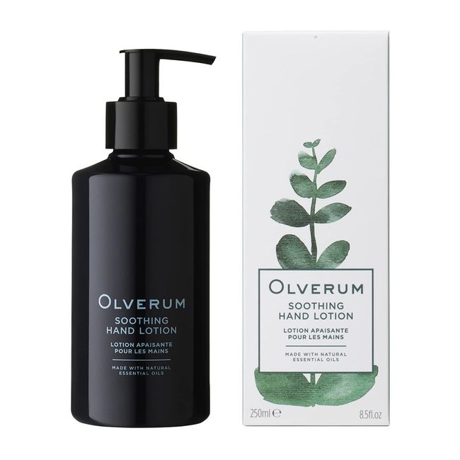 Olverum Soothing Hand Lotion with Shea Butter, Aloe Vera and Vitamin E, Deeply Moisturises and Hydrates. Suitable For All Skin Types - 250ml