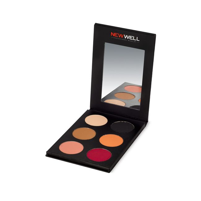 New Well Eyeshadow Palette 52 - Red Tones - 6 Colours 1 Paket (1 x 165 g)