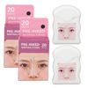 Pre Inked Brow Mapping String, 2pcs 65.6ft Professional Makeup Microblading Marking Thread for Symmetrical Eyebrows, Easy to Cut, Simple Operation, Easy to Clean, Portable Design