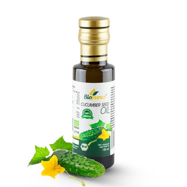 Biopurus Certified Organic Cold Pressed Cucumber Seed Oil 100 ml
