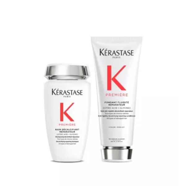 Kérastase Première Decalcifying Repairing Shampoo & Conditioner Duo for Damaged Hair with Pure Citric Acid and Glycine