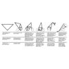 Ateco Large Parchment Triangle, 100-Pack