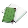 Boorum & Pease 6718500R Record/Account Book, Record Rule, Green/Red, 500 Pages, 12 1/2 x 7 5/8
