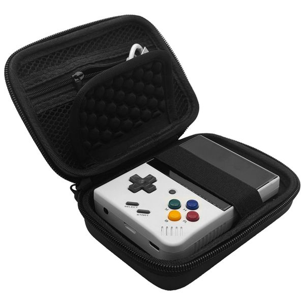 Travel Case Compatible with RG35xx /RG35xx Plus Retro Handheld Game Console，Waterproof and Shockproof Portable，Case Easy to Use and Carry (Case Only)