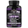 Men's Test Booster Monster Test PM Sleep Aid Pill - 60 Count -6 Pack