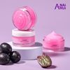 ANAiRUi 2-in-1 Lip Care Set, Bakuchiol & Grape Natural Cosmetics Lip Mask for the Night, Sugar Lip Scrub with Exfoliation, Lip Balm Mask and Lip Sugar Exfoliating Set for Repairs Lips