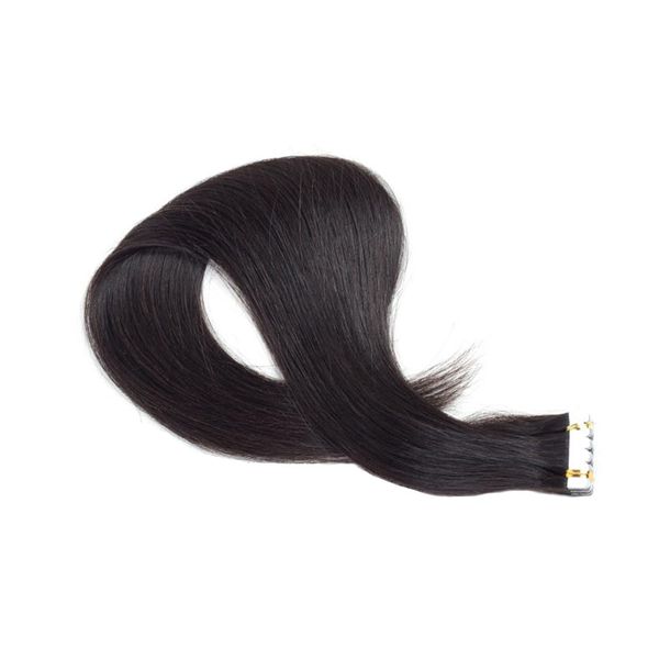 Lurrose Black Tape Womens Wigs Tape in Hair Extensions Human Hair Tape in Black Hair Extensions for Women Invisible Tape Extensions, 55cm Black Duct Tape Brown Duct Tape