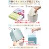 TOMOTHY Tissue Case, Stylish, Cute, Compact, Korean Decor, Tissue Cover, Half Size, Mint Blue