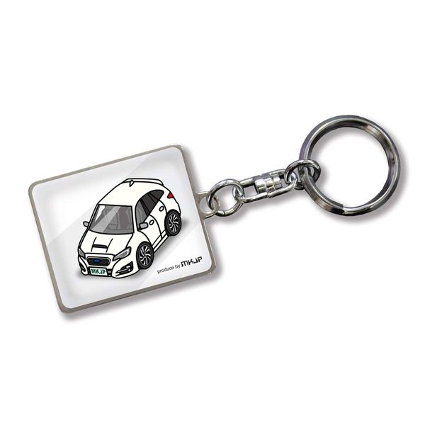[MKJP] Custom Key Chain Subaru Levorg VM4 VMG Base: White, white