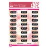 Alpha Chi Omega - Sticker Sheet - Eye Black Decals