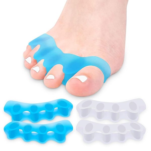 Toe Separator Toe Spacers for Feet – 2 Pairs Premium Bunion Corrector for Women