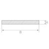Brass Flat Rod 25 x 1 mm Cut Strips 1000 mm