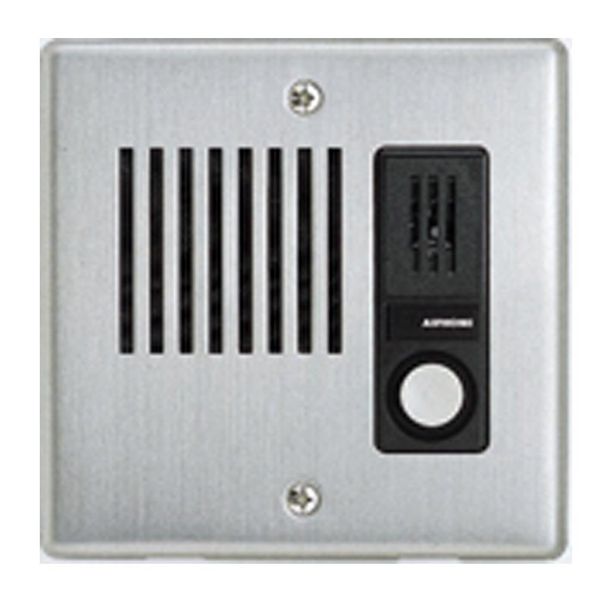 YBS Aiphone Door Station, Stainless Steel Faceplate, Flush Mount