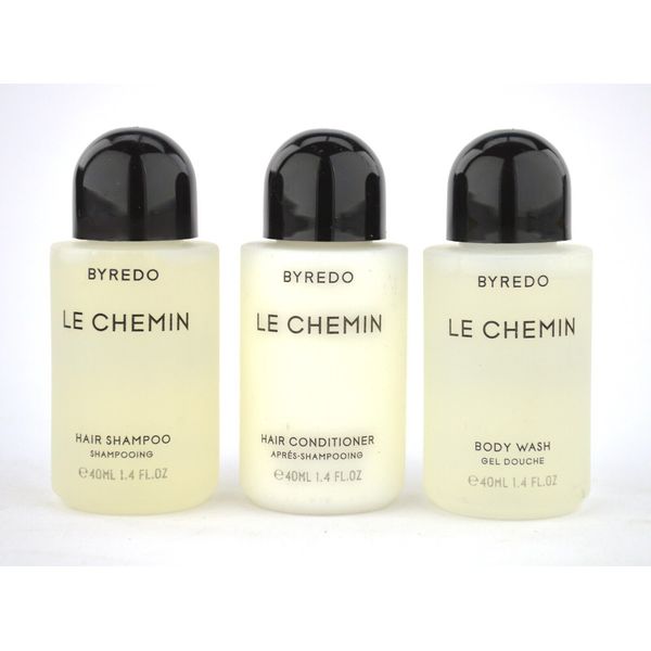 Byredo Le Chemin Shampoo, Conditioner, Body Wash 40ml each (1.4oz) New