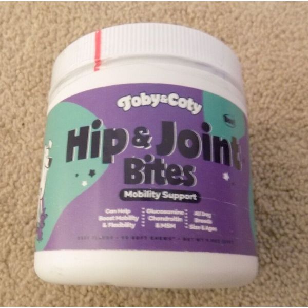 Toby & Coty Hip & Joint Bites Mobility Support Beef 9.5 Oz.--FREE SHIPPING!