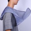 PRIVILLA Foldable Multi-Purpose Shaving Bib, Beard Apron for Men's Gifts (Grey)