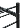 SKM Black Metal Bed Frame 100 × 200 cm Black