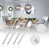 Extendable fork Spoon Telescopic Fork and Spoon Set Stainless Steel Long For