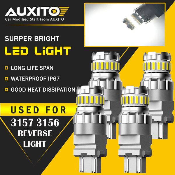 4X 3157 LED Backup Reverse Light Bulbs White for Chevy Silverado 1500 1999-2013