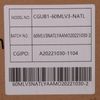 Chubby Gorilla 60ML V3 Unicorn Bottle Clear w/ Natural Cap (50 Pack)