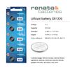 Renata Batteries CR1220 Lithium Coin Cell Battery (5 Pack)