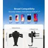 1 pc Black Plastic Car Phone Holder with Air Vent Mount for Navigation