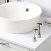 Linkidea 2 Pack Safety Razor Stand, Men's Aluminum Alloy Shaving Razor Base Holder, Manual Razor Holder for Bathroom Countertops (Silver Grey)