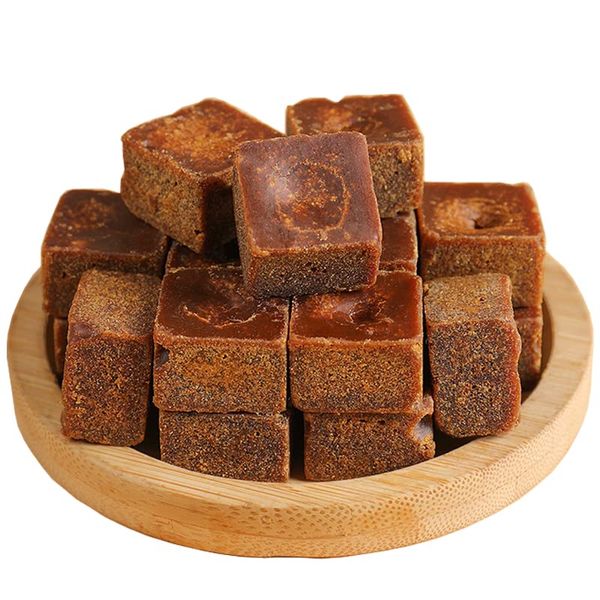 Brown sugar 8.81oz -Handmade by ancient method-Preparation of brown sugar block from Yunnan sugarcane juice 原汁红糖250g