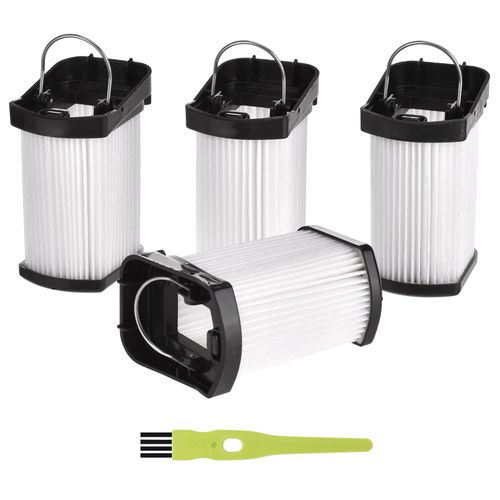 4 Pack Replacement Vacuum Filter for Shark WANDVAC POWER PET WV401BL WV401PK WV403BR WV410BL WV410GN WV410PR Cordless Handheld Vacuum, Fabric Filter Compare to Part # XFFWV400