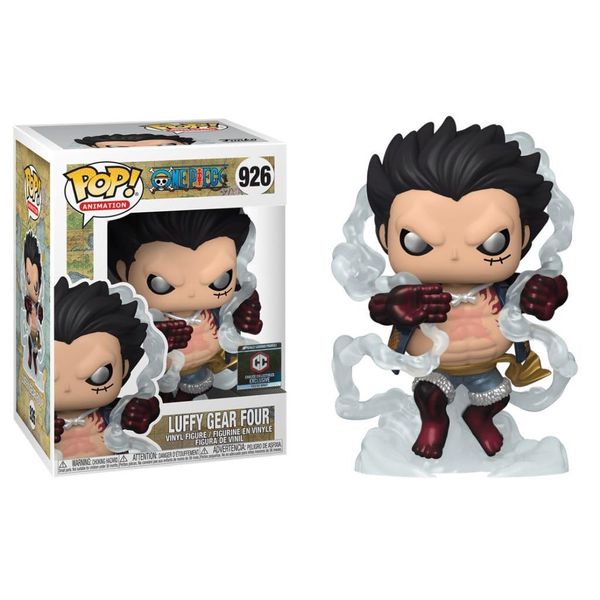 Funko Pop! One Piece: Luffy Gear Four #926 Exclusive with Chalice Collectibles Pop Protector Case