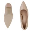 VAN HILL Women's Lace Court Shoes with Block Heel, beige, 37 EU