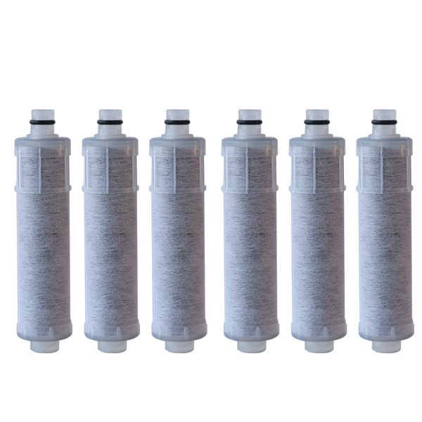 JF-20-S Replacement Water Filter Cartridge High Chlorine Removal (JF20, 6 Pieces) Faucet