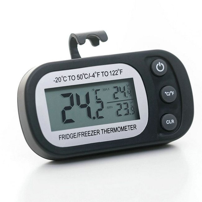 Digital Thermometer Refrigerator, Temperature Memory Thermometer