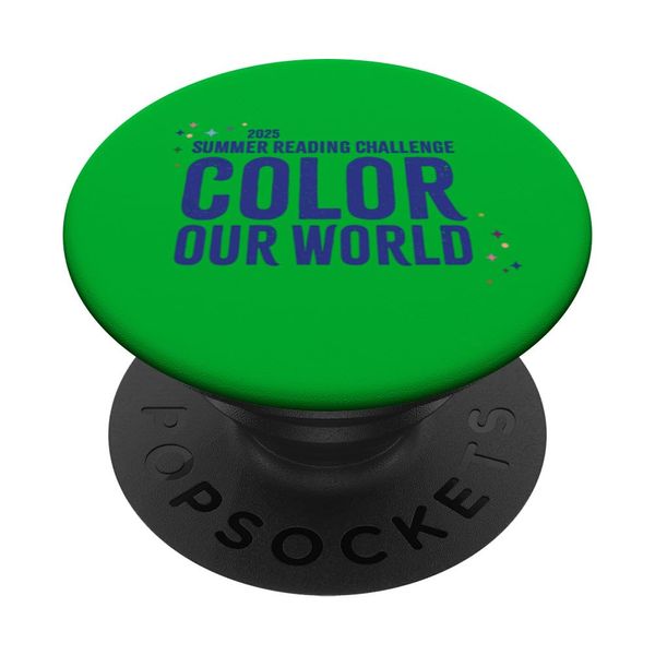 Color Our World Summer 2025 Summer Reading Program Challenge PopSockets Adhesive PopGrip