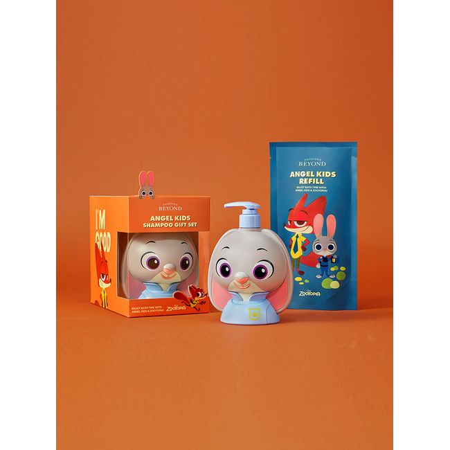 [Beyond] Angel Kids Shampoo Special 500ml+500ml (main product + refill) Zootopia Edition (vegan)