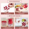 Cherry Pitter Multiple, Quick Release Multi Cherries Stoner Pitter 7-in-1, Push Button Cherr'y Core Pit'ter with Splatter Protector, Pit Remover for Making Jam(Save Time) (Red, Large)