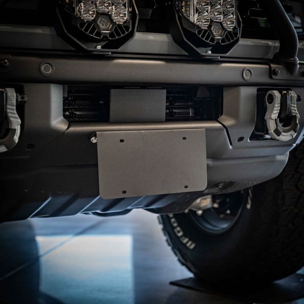 Rudy's Front License Plate Mount for 2021+ Ford Bronco W/ Modular Front Bumper