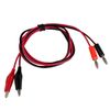 Black Black Cling Clip + Banana Plug (4mm) Cable 90cm