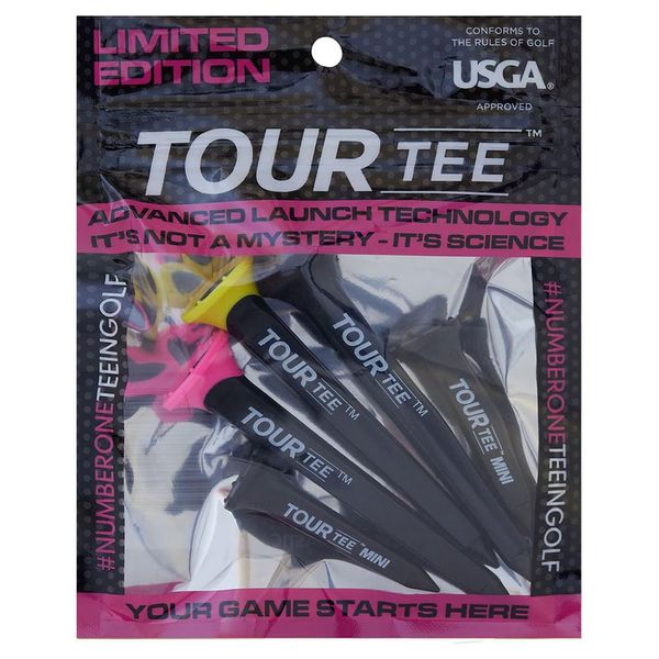 Tour Tee Golf Tee Toutee TourTee Combo Black Limited Edition 5 Pack