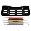 PRECISE CANADA Dental Composite Tooth Filling Instruments Silicone Handle Set (5Pcs)