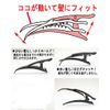 Set of 3 Secure Lock Hair Clips Small Brown Dakar