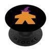 Spooky Witch Halloween Meeple Orange Purple PopSockets Swappable PopGrip