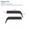 2X Rear Side Window Blinds Quarter Louver Vent Panel Covers For RAM 1500 2009-17
