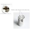 FINELED Small Edison Screw E14 Lamp Holder,3 Pack Plastic Shell E14 Pendant Socket & Lampshade Collar Ring (White)