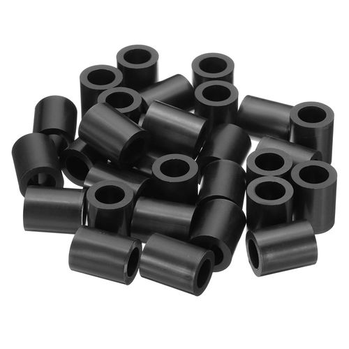 PATIKIL M10 Round Electrical Outlet ABS Spacers Washer, 30 Pcs 10.2mm ID, 16mm OD, 20mm Length Without Threaded,Switch and Receptacle Spacers Hardware for M10 Screws