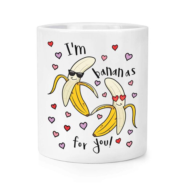 I'm Bananas For You Makeup Brush Pencil Pot
